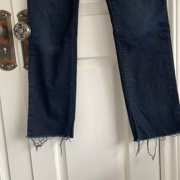MOTHER jeans, size 24, straight leg, dark wash - Picture 3 of 10